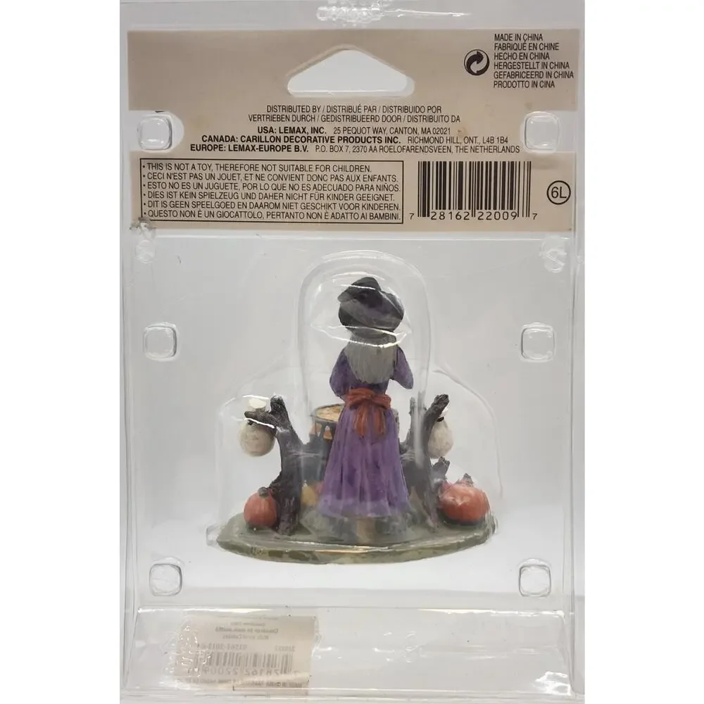 CAULDRON CORN LEMAX SPOOKY TOWN Village Halloween WITCH Figurine RARE 2012